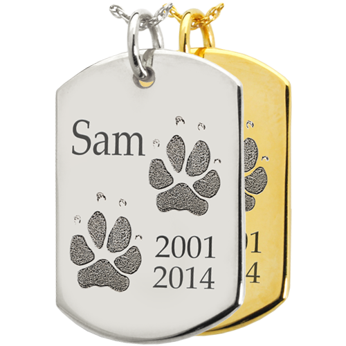 pet memorial dog tags
